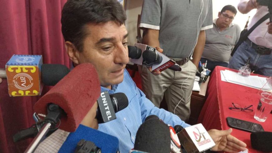 Alcalde de Tarija señala que más le preocupa la crisis económica que los problemas sindicales