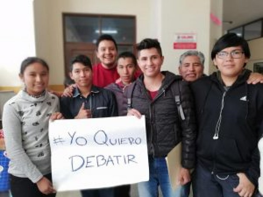 Invitan a jóvenes de Tarija a participar en el Concurso y Proceso de Formación en Debate