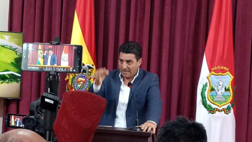 Alcalde de Tarija señala que se debe investigar las declaraciones de Zuñiga tras el intento de Golpe de Estado