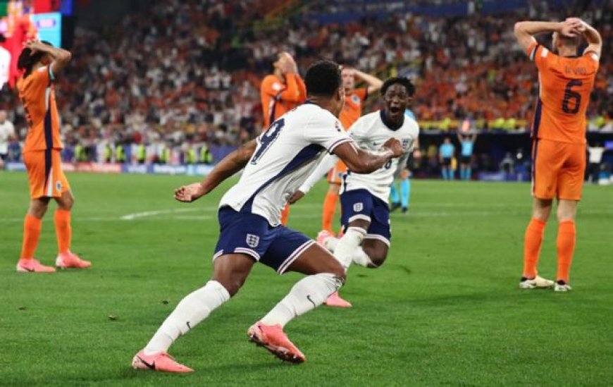 Un gol en el minuto 90 mete a Inglaterra en la final de la Eurocopa