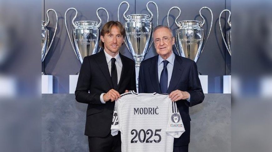 Luka Modric amplia contrato por una temporada con el Real Madrid