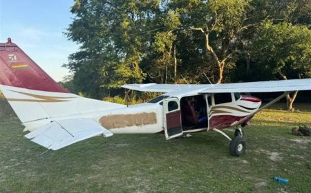 Incautan una avioneta con 416 kilos de cocaína en una pista clandestina