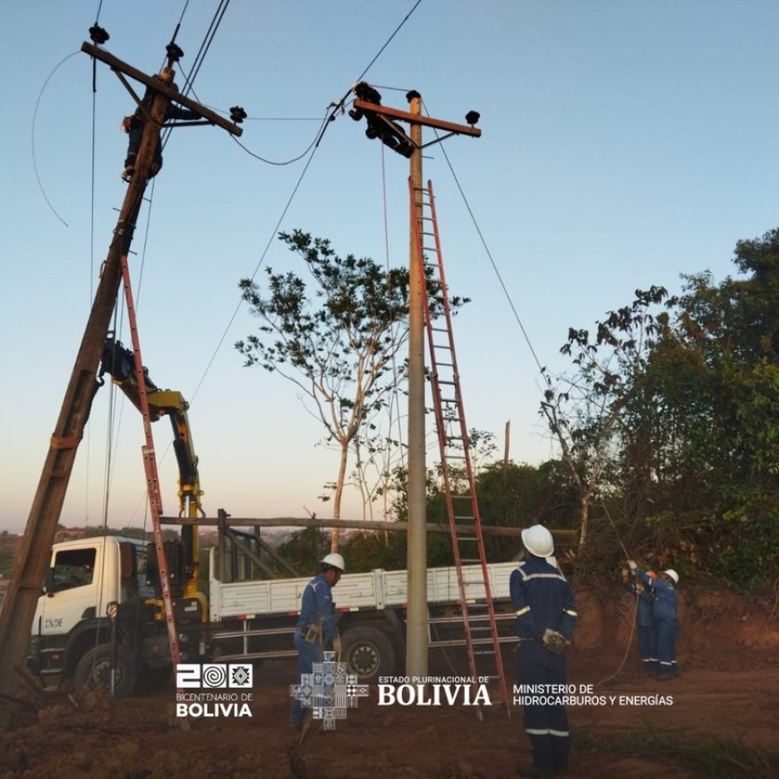 En Tarija invertirán $us 9 millones con la meta de llegar al 98% de cobertura eléctrica rural