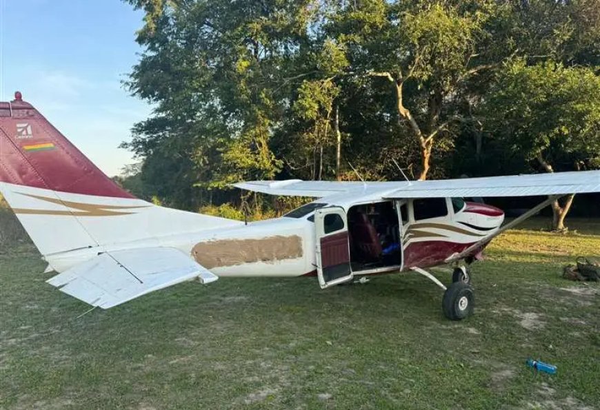 Incautan una avioneta con 416 kilos de cocaína en una pista clandestina