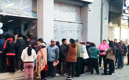 Lamentable.. Vuelven las filas y los reclamos en Emapa Tarija por la venta de arroz