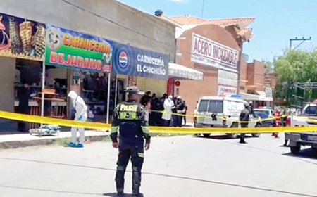 Terror en el Mercado Abasto del Sur  donde unos desconocidos disparon a quemarropa a un sujeto