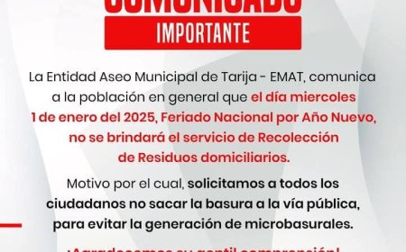 Comunicado importante