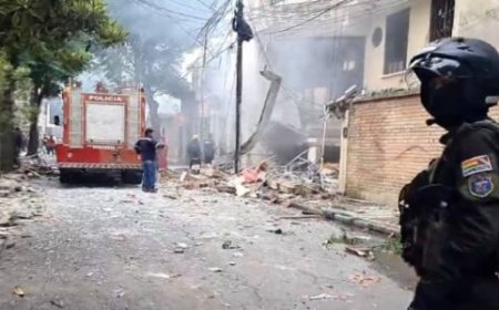 Se registro una fuga de gas que provoco una explosión en el Ministerio de Trabajo