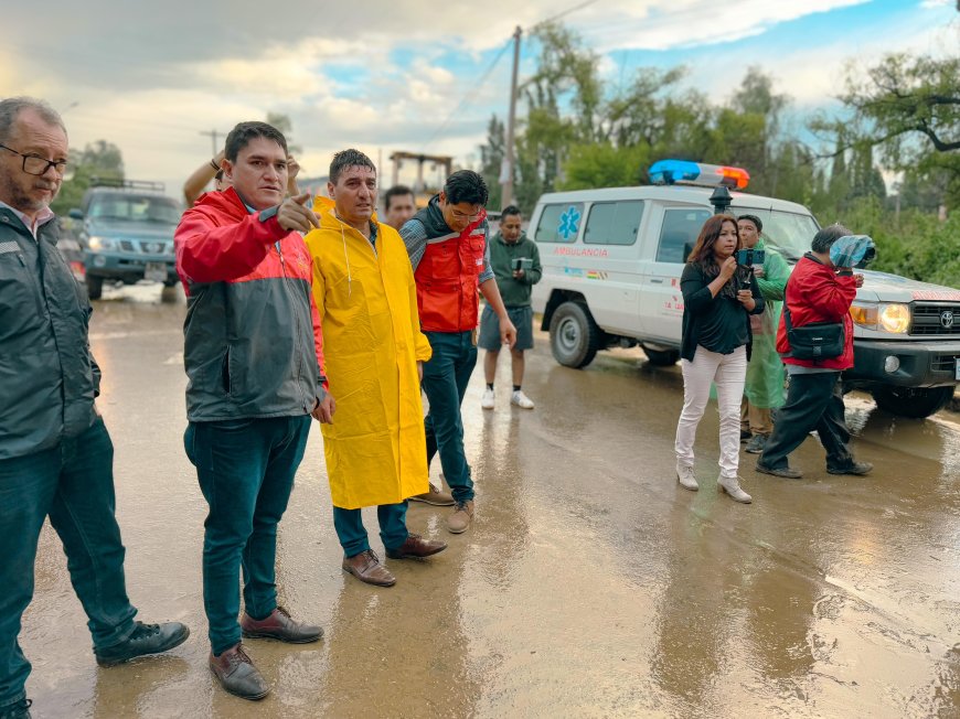 La Alcaldía de Tarija intervino todas las zonas donde la lluvia ocasionó desastres