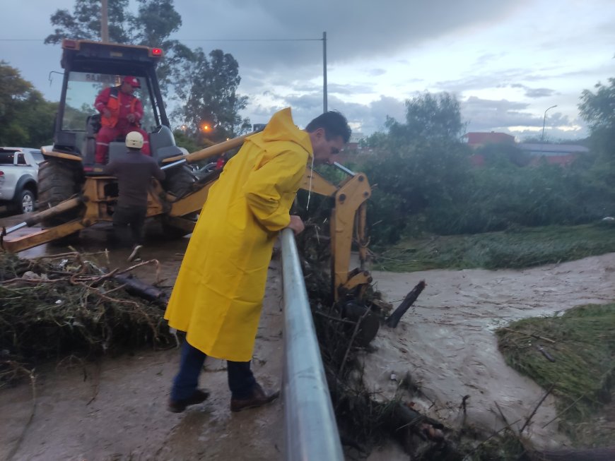 La Alcaldía de Tarija intervino todas las zonas donde la lluvia ocasionó desastres