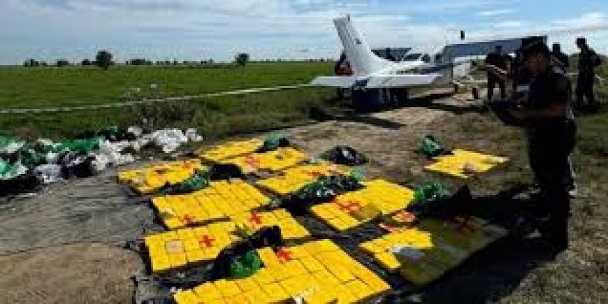 Hallan en Argentina avioneta con 358 kilos de cocaína que provenía de Bolivia
