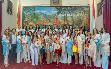 Alcaldía recibió a las 25 candidatas del evento de belleza Reina Hispano Americana