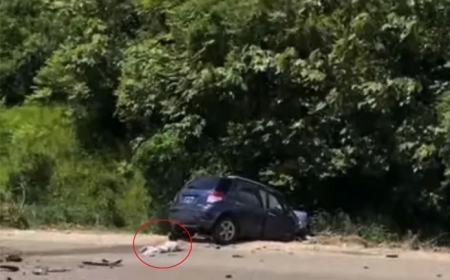 Se encuentra estable el niño de 2 años tras salvarse de milagro de una triple colisión automovilística