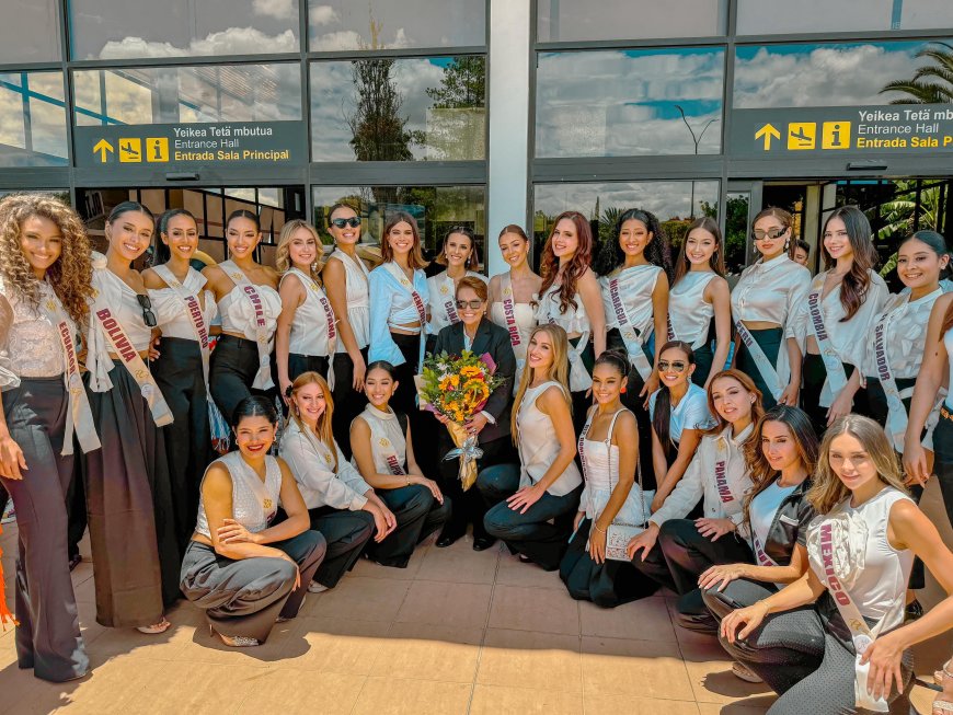 Alcaldía recibió a las 25 candidatas del evento de belleza Reina Hispano Americana