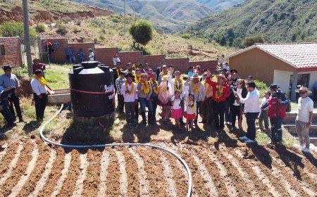 ALCALDE TORRES ENTREGA SISTEMA DE RIEGO TECNIFICADO EN YESERA SAN SEBASTIÁN