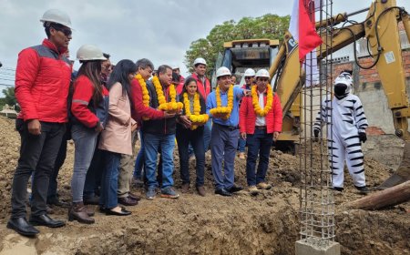 Alcaldía de Tarija pone en marcha la construcción del centro de salud en el barrio Fátima