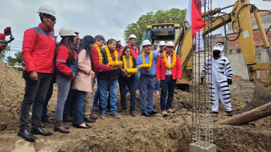 Alcaldía de Tarija pone en marcha la construcción del centro de salud en el barrio Fátima