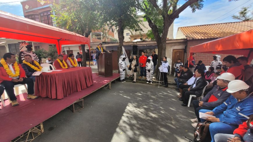 Alcaldía de Tarija pone en marcha la construcción del centro de salud en el barrio Fátima