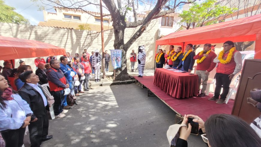 Alcaldía de Tarija pone en marcha la construcción del centro de salud en el barrio Fátima