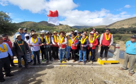Vinculación campo - ciudad  Alcalde Torres inaugura puente vehicular en la comunidad de Carlazo Centro
