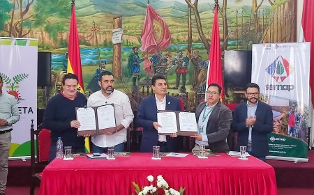 Alcaldía de Tarija garantiza proyectos de alcantarillado y consolida el fondo para preservar Sama