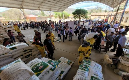 Alcaldía de Tarija cumple con las comunidades afectadas por el cambio climático