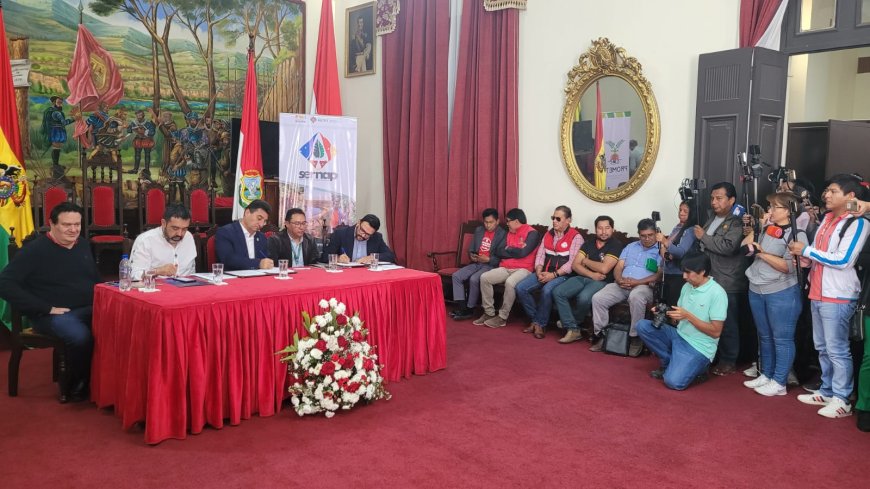 Alcaldía de Tarija garantiza proyectos de alcantarillado y consolida el fondo para preservar Sama