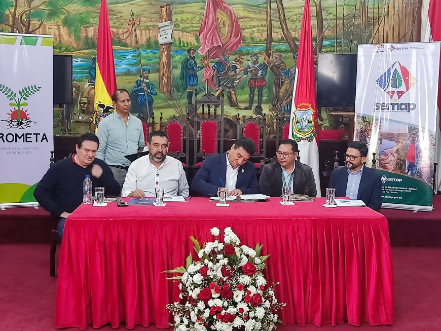 Alcaldía de Tarija garantiza proyectos de alcantarillado y consolida el fondo para preservar Sama