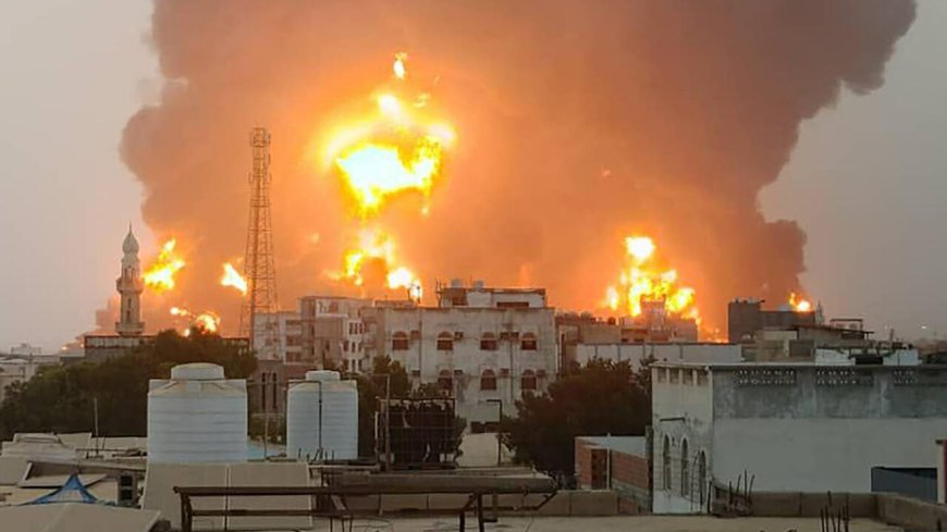 Fuerza Aérea de Israel bombardeó objetivos hutíes en el puerto yemení de Hodeidah