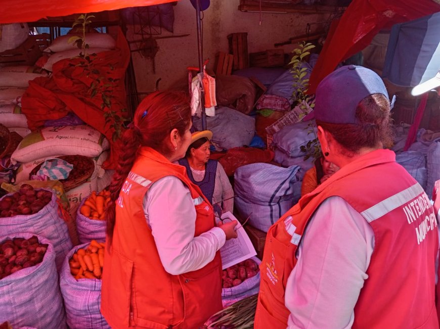 Alcaldía realiza operativos para garantizar el precio justo en los mercados