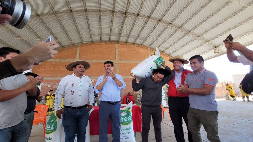 Alcaldía de Tarija cumple con las comunidades afectadas por el cambio climático