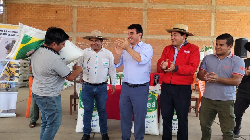 Alcaldía de Tarija cumple con las comunidades afectadas por el cambio climático