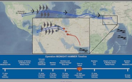 “Operación Martillo de Medianoche”: así fue la misión secreta de EEUU contra las instalaciones nucleares del régimen iraní