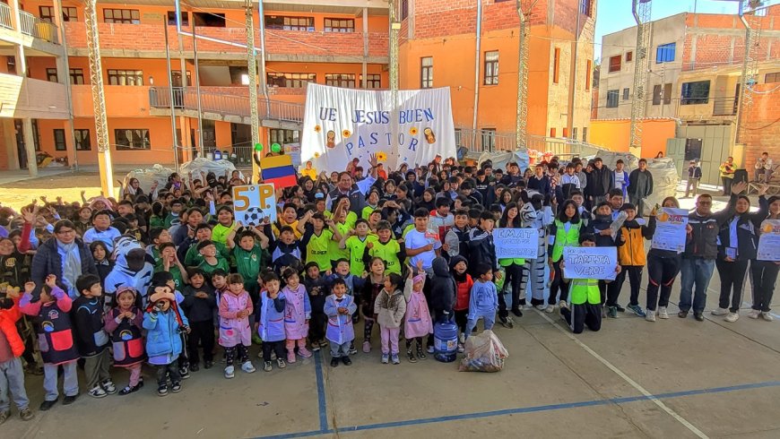 Alcaldía concientiza a padres de familia y estudiantes sobre el cuidado del Medio Ambiente