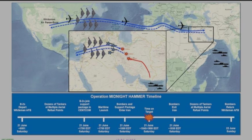 “Operación Martillo de Medianoche”: así fue la misión secreta de EEUU contra las instalaciones nucleares del régimen iraní