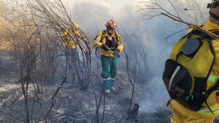 Alcaldía de Tarija a través de la UGR 5 incendios estructurales y forestales