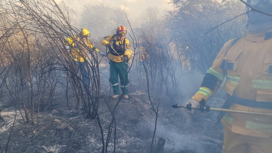 Alcaldía de Tarija a través de la UGR 5 incendios estructurales y forestales
