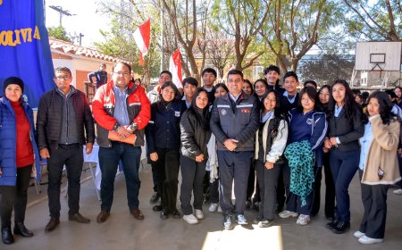 Alcaldía de Tarija implementa campaña de reciclaje en Colegios