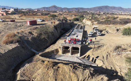 Alcalde de Tarija afirma que las alcantarillas de la Av. 2da Circunvalación tienen un avance del 84 %
