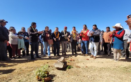 Alcalde inaugura un nuevo sistema de agua potable en beneficio 250 familias de Tarija