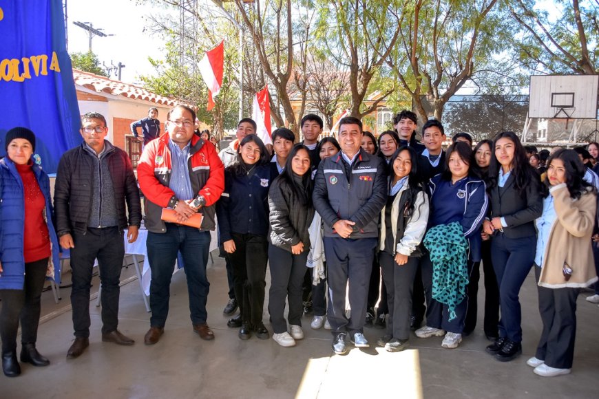Alcaldía de Tarija implementa campaña de reciclaje en Colegios