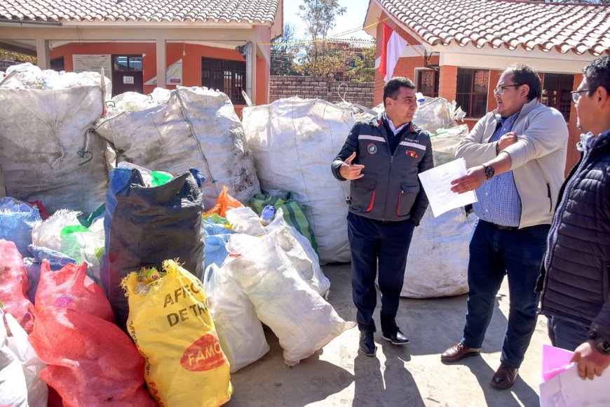 Alcaldía de Tarija implementa campaña de reciclaje en Colegios
