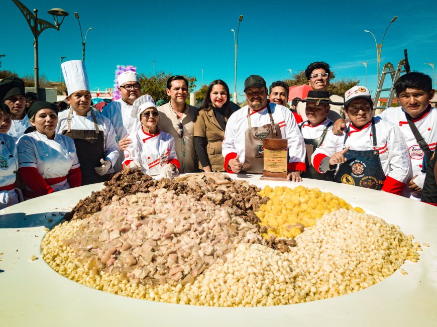 Presentación del Plato Bandera, Costillitas de Chancho