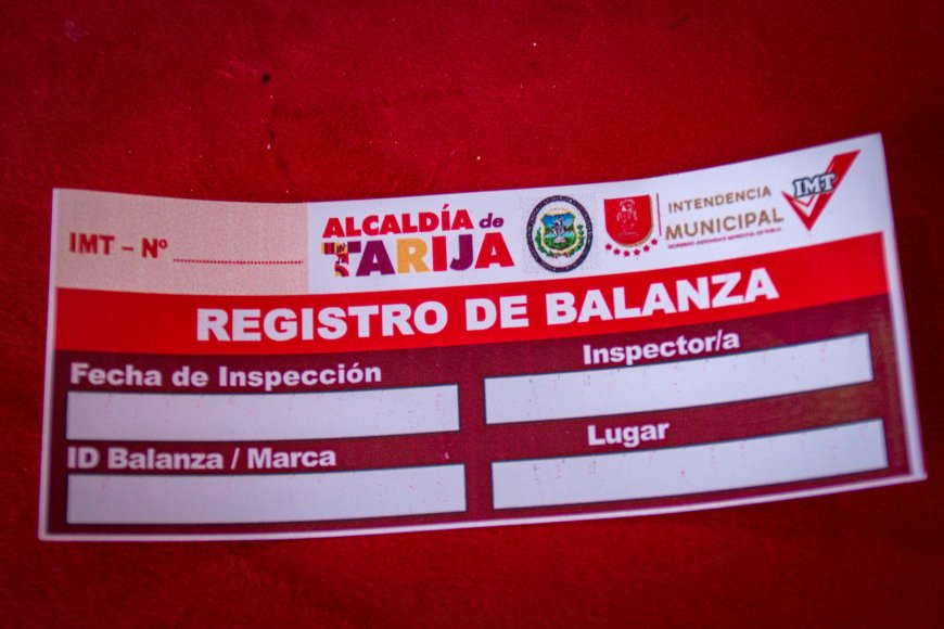 Alcaldía de Tarija registrará y precintará las balanzas en todos los mercados para que se respete el peso justo