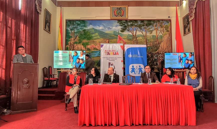 Alcaldía de Tarija y Aldeas Infantiles unen fuerzas para prevenir la desintegración familiar