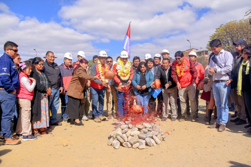Alcaldía de Tarija pone en marcha proyecto de empedrado de calles y avenidas de 52 barrios