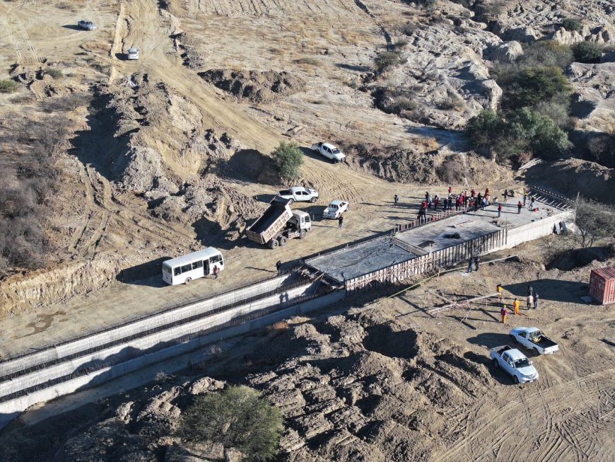 Alcalde de Tarija afirma que las alcantarillas de la Av. 2da Circunvalación tienen un avance del 84 %