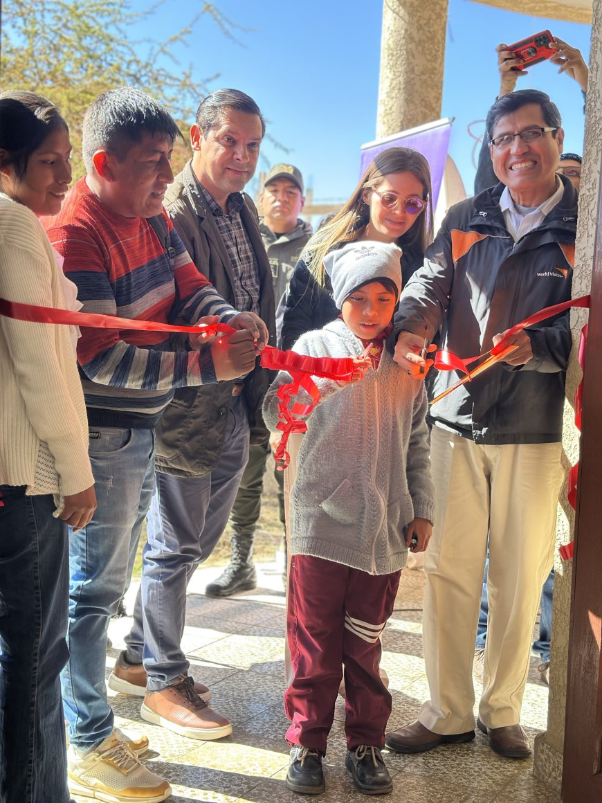 Alcaldía de Tarija entrega equipamiento para la sala multisensorial y psicomotricidad