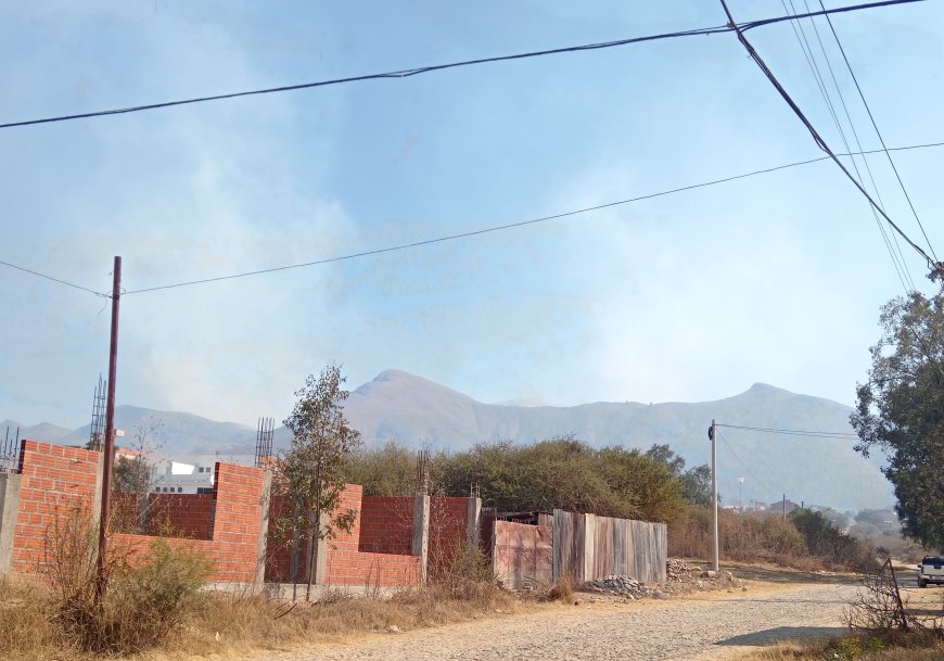 Incendio en el Rincon de la Victoria