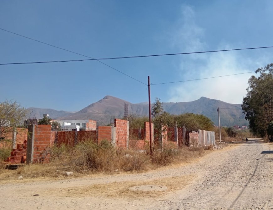 Incendio en el Rincon de la Victoria